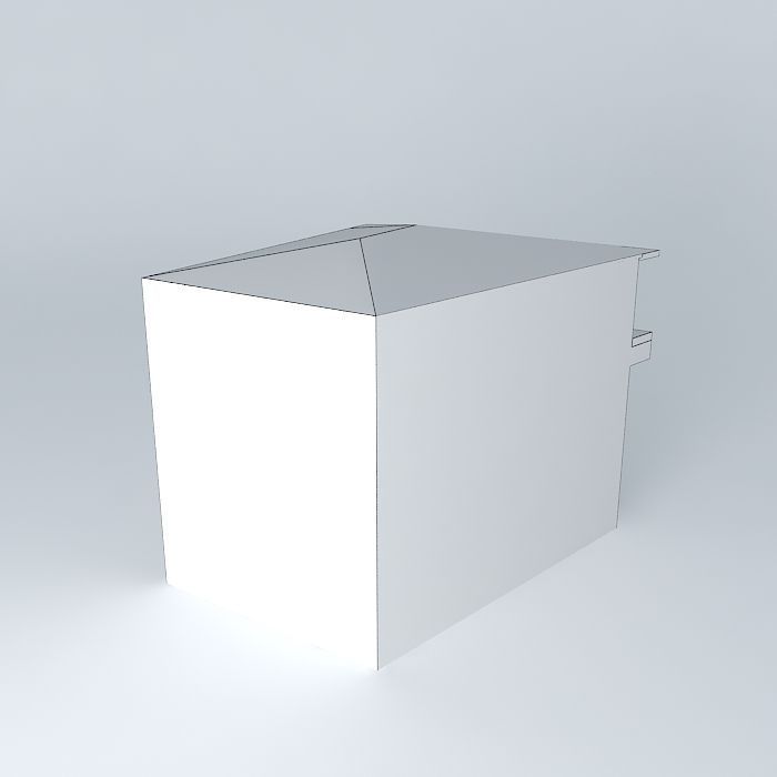 Center square8 building5 Free 3D model_3