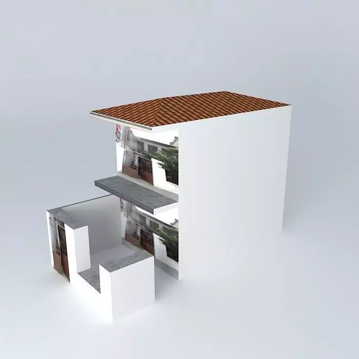 Center square4 building3 Free 3D model_0