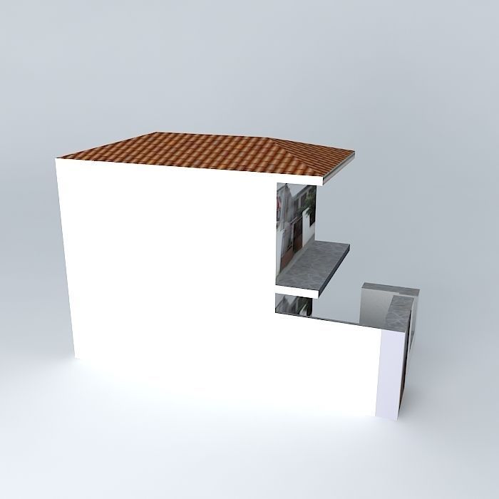 Center square4 building3 Free 3D model_1