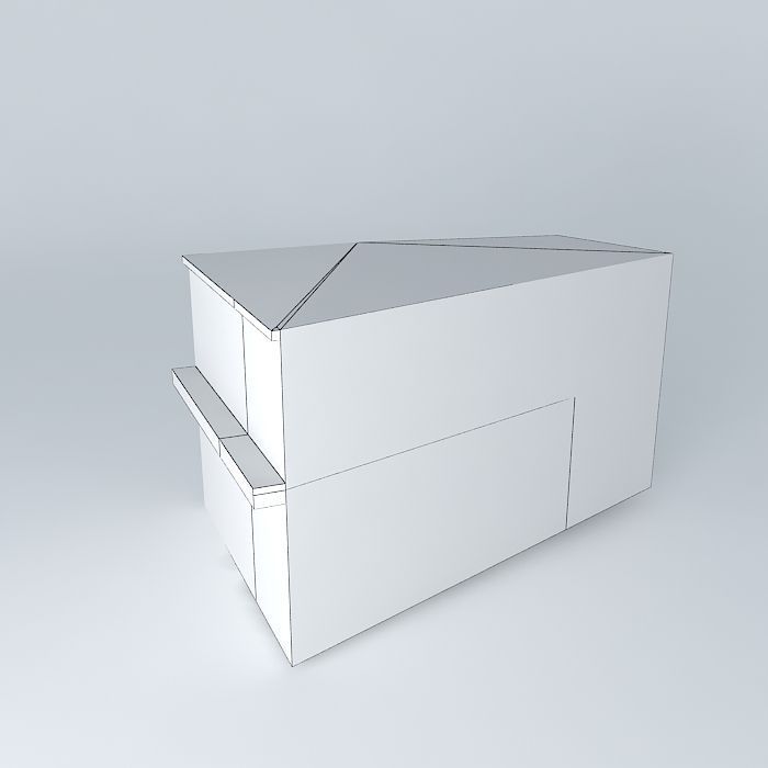 Center square5 building3 Free 3D model_3