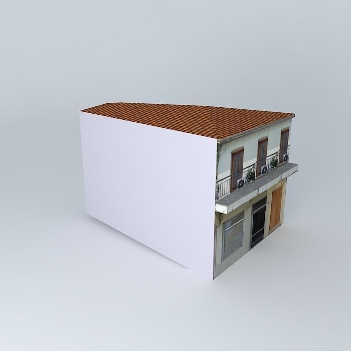 Center square5 building3 Free 3D model_1