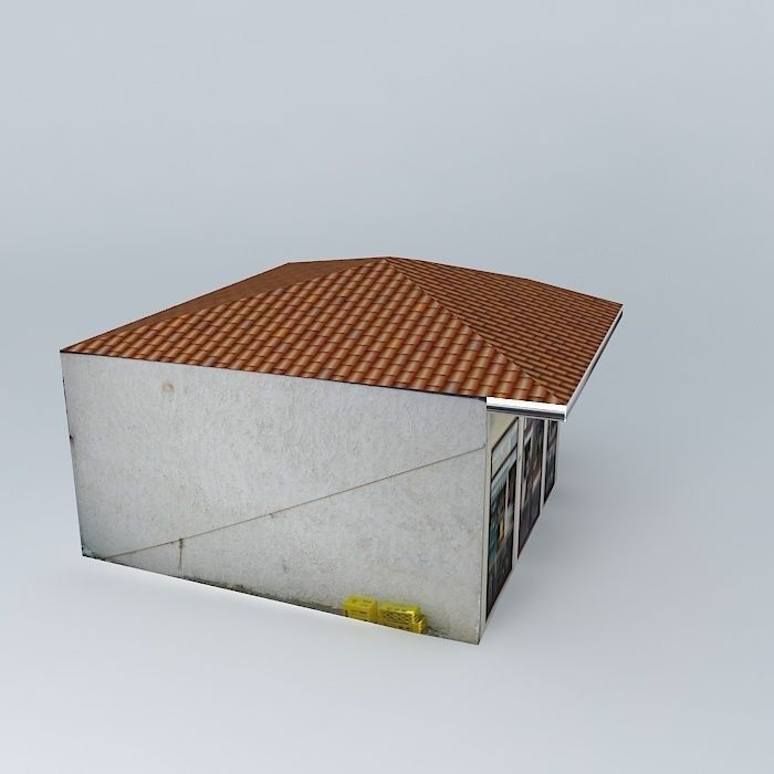 Center square5 building1 Free 3D model_1