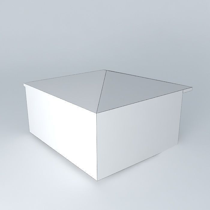 Center square5 building1 Free 3D model_4