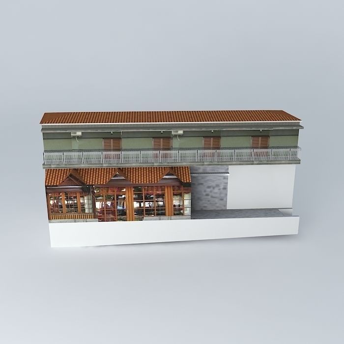 Center square Free 3D model_2