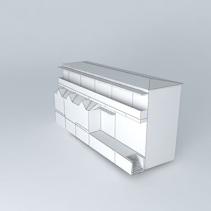 Center square Free 3D model_4