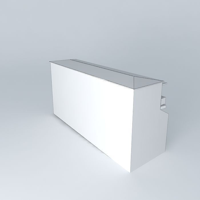 Center square Free 3D model_3