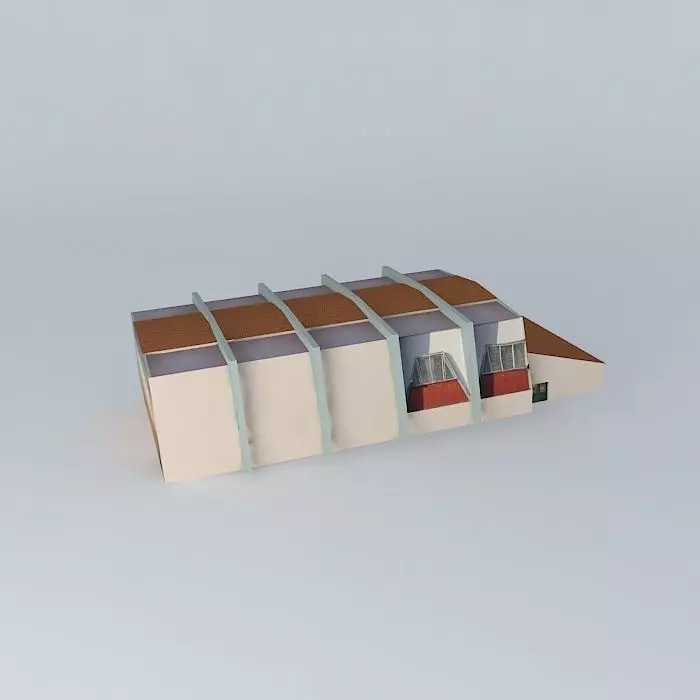 Basketball center 3D model_0