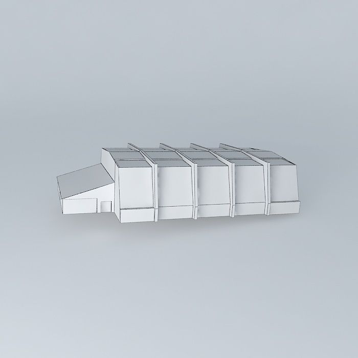 Basketball center 3D model_4