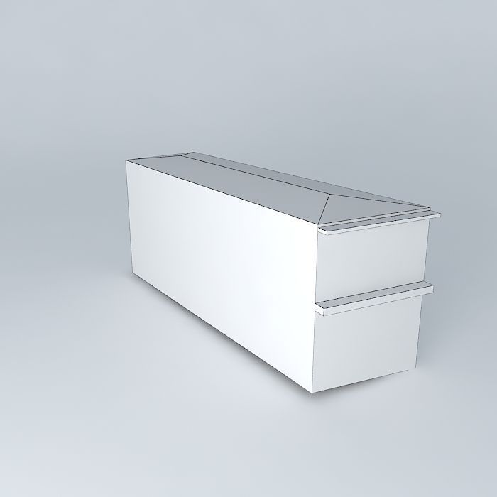 Center square9 building2 Free 3D model_4