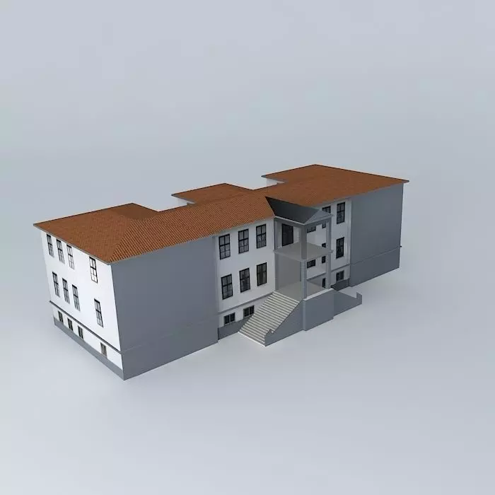 Primary school 3D model_0
