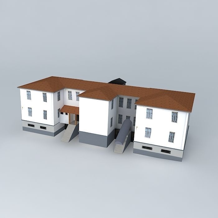 Primary school 3D model_1