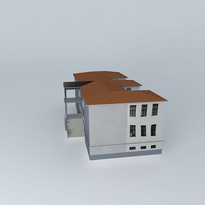 Primary school 3D model_2