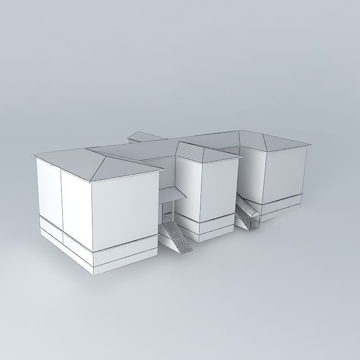 Primary school 3D model_4