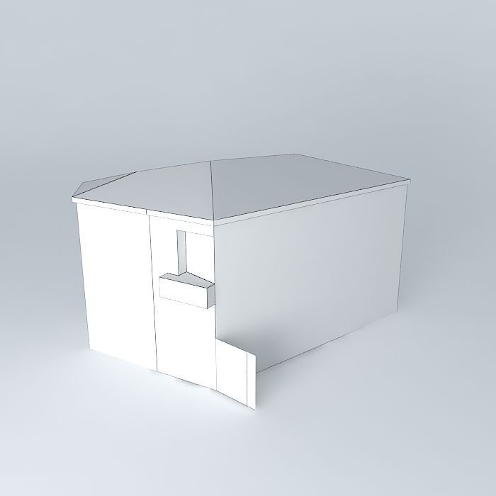Center square4 building1 Free 3D model_3