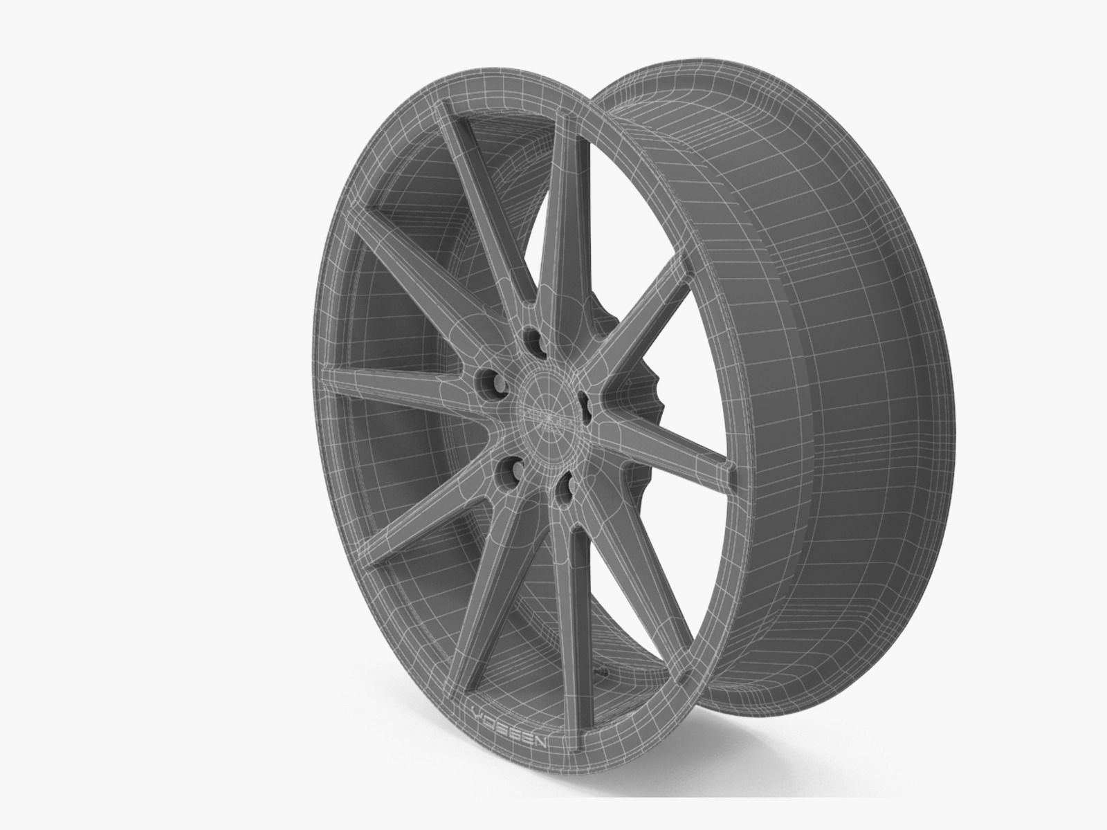 Rim Vossen VFS1 Chrome 3D model_11