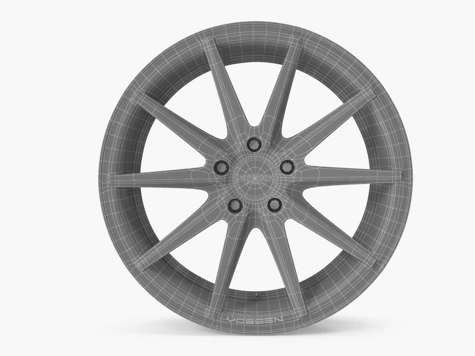 Rim Vossen VFS1 Chrome 3D model_13