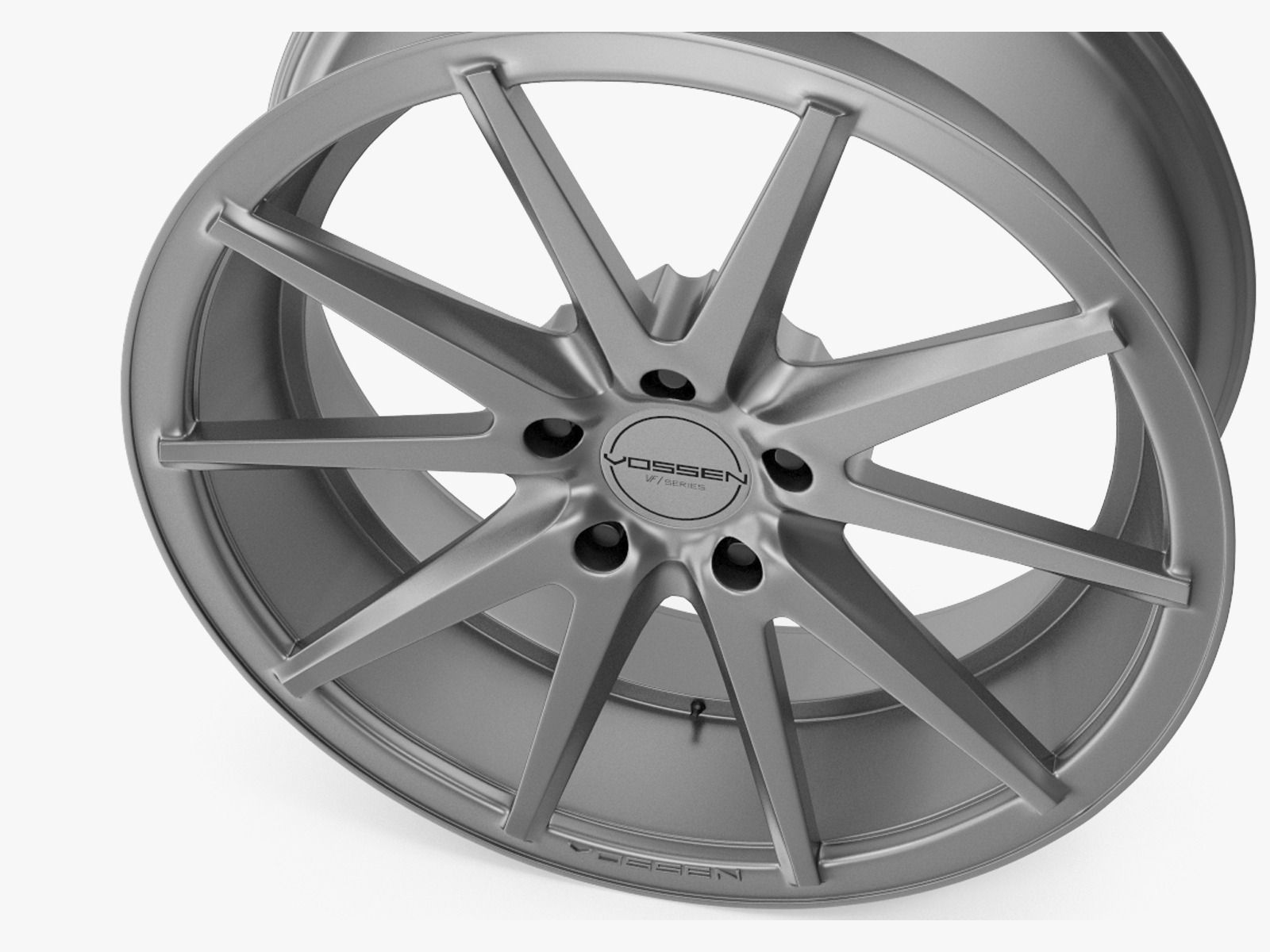 Rim Vossen VFS1 Chrome 3D model_4
