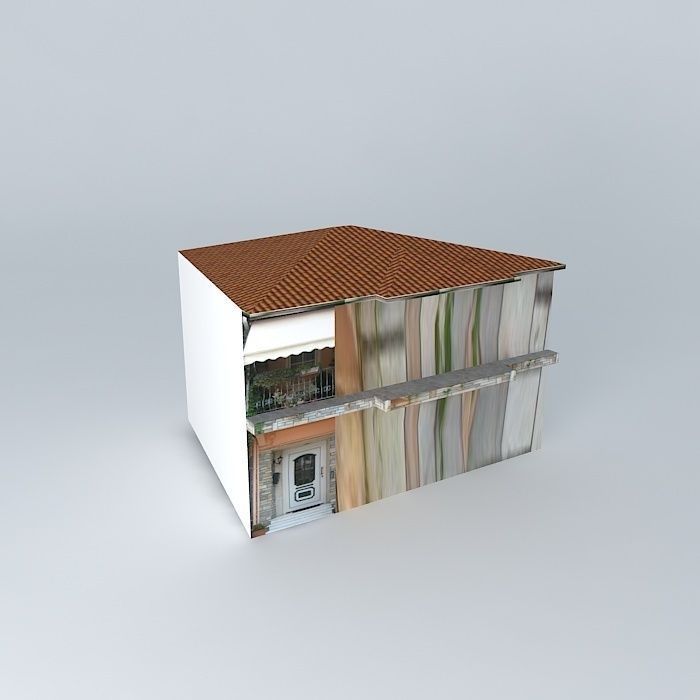 Center square5 building4 Free 3D model_1