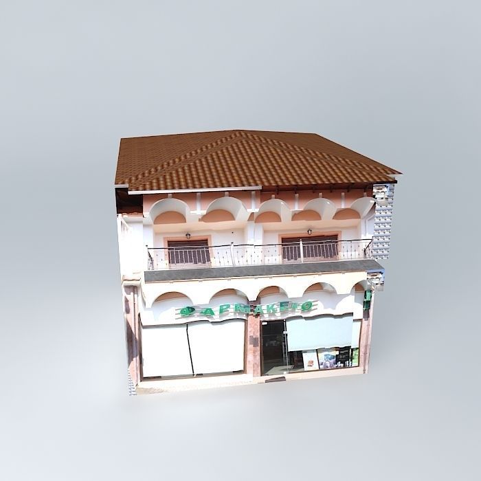 Center square8 building1 Free 3D model_2