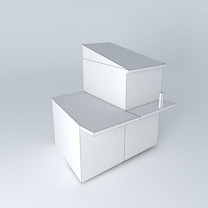 Center square6 building2 Free 3D model_3