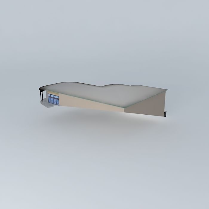 Metohija building 3D model_2