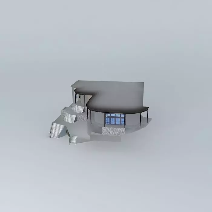 Metohija building 3D model_0