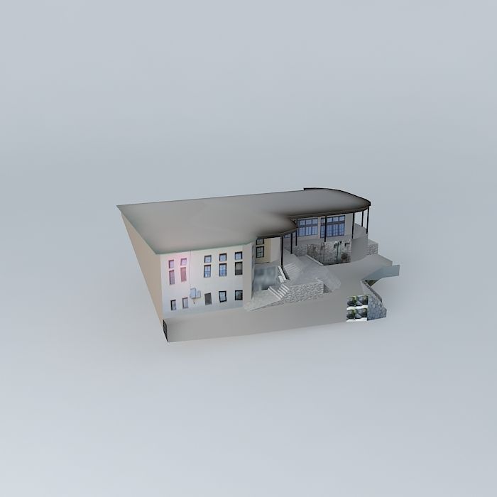 Metohija building 3D model_1