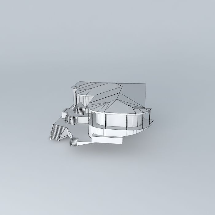 Metohija building 3D model_3