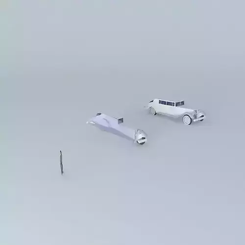 20s car Free 3D model