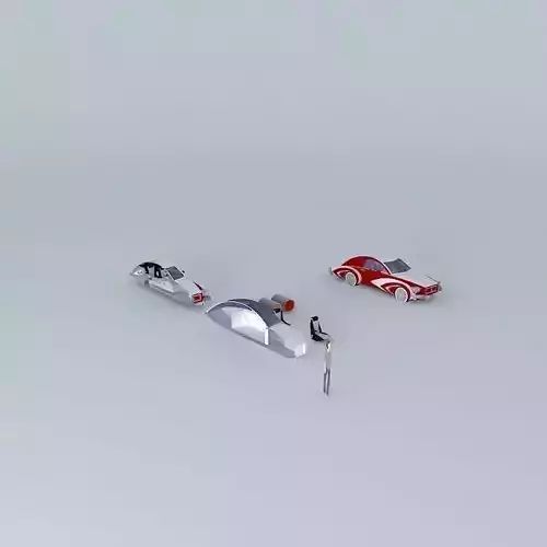 Retrofuturistic Concept Car