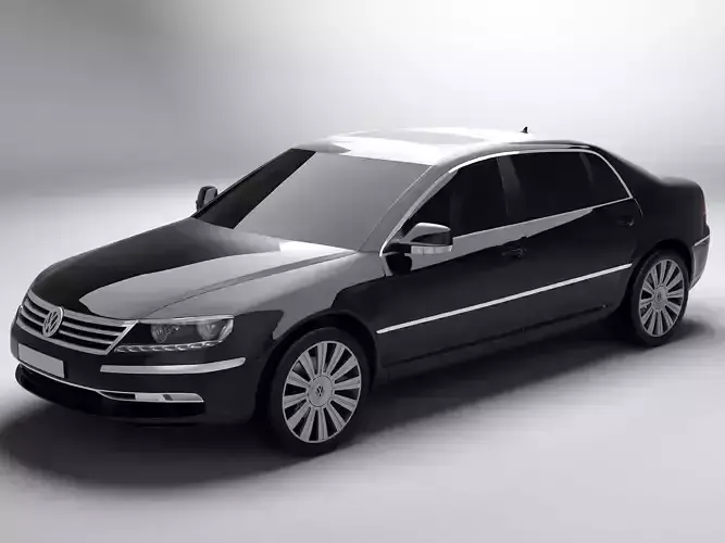 Volkswagen Phaeton 2011 Low-poly 3D model