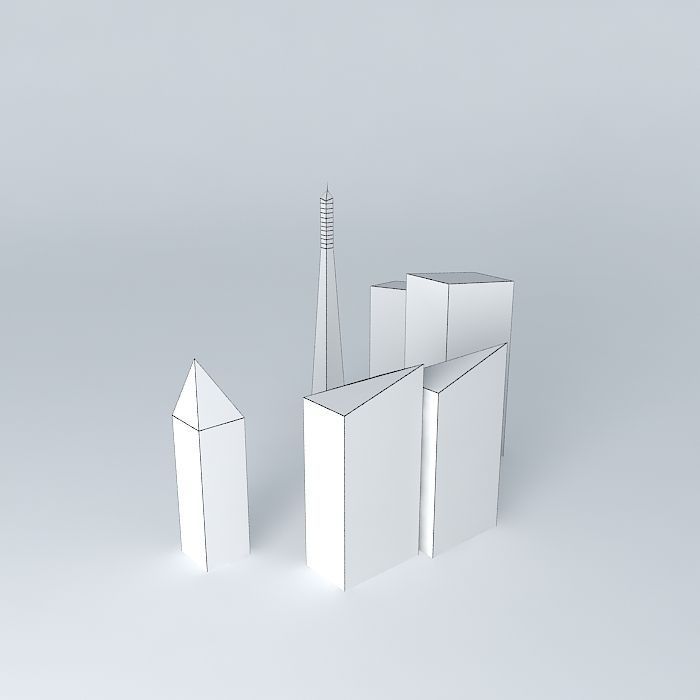 WTC2 original Free 3D model_4