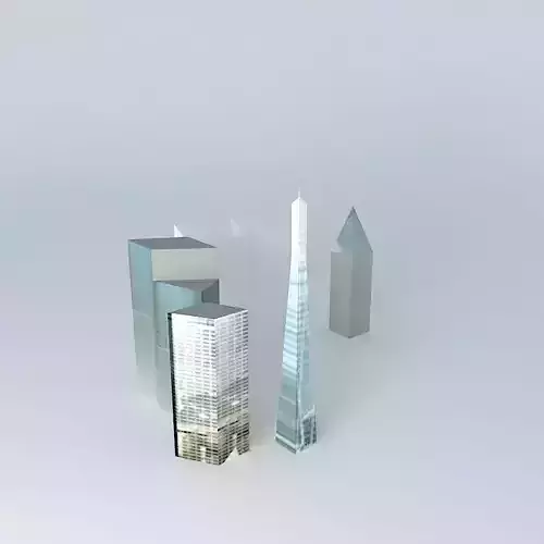 WTC2 original Free 3D model