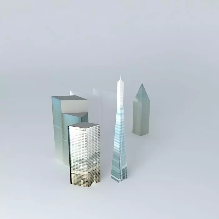 WTC2 original Free 3D model_0