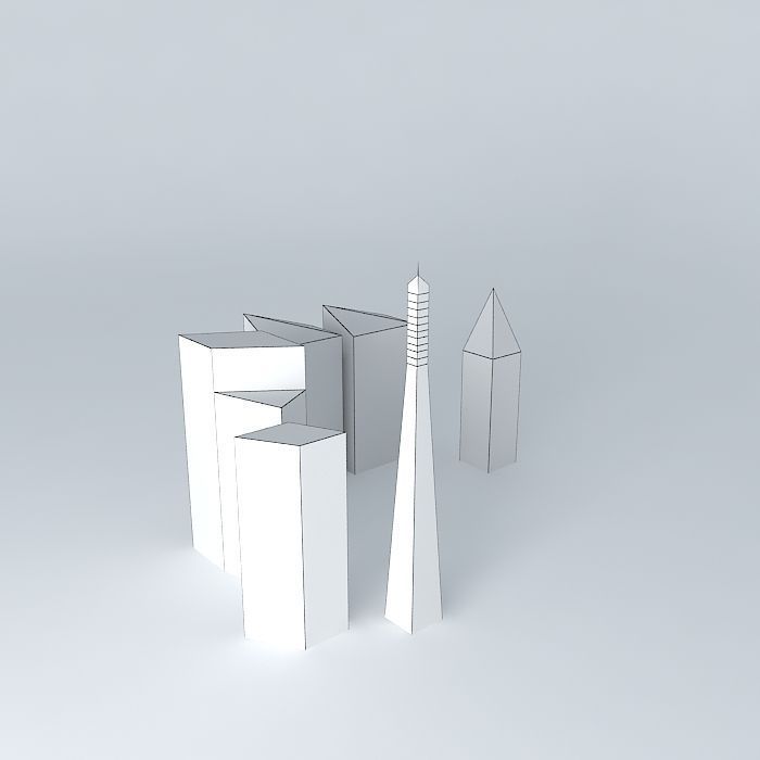 WTC2 original Free 3D model_3