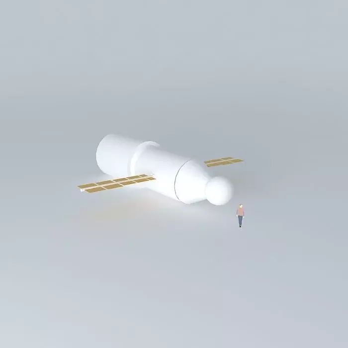 Mir Space station Pt1 the core Free 3D model