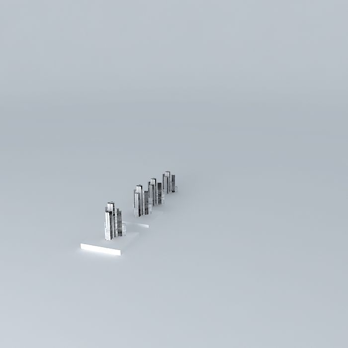 Burj Dubai Construction pt 2 Free 3D model_1