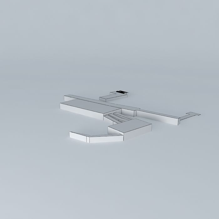 Tempory PATH station WTC Free 3D model_3