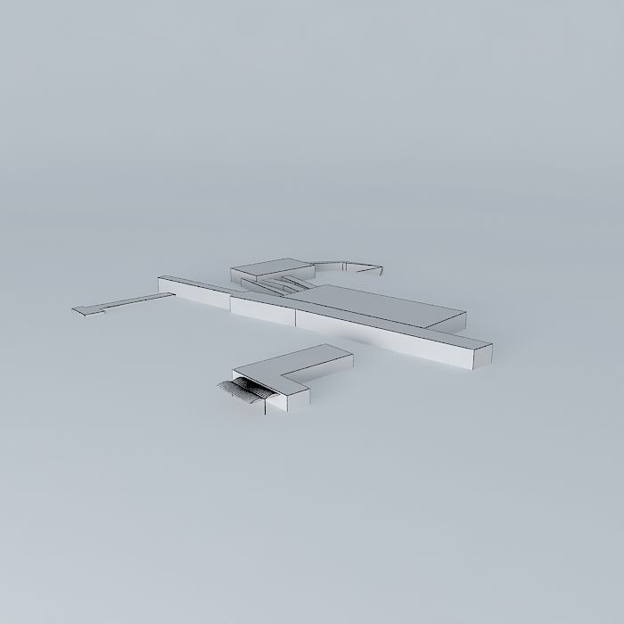 Tempory PATH station WTC Free 3D model_4