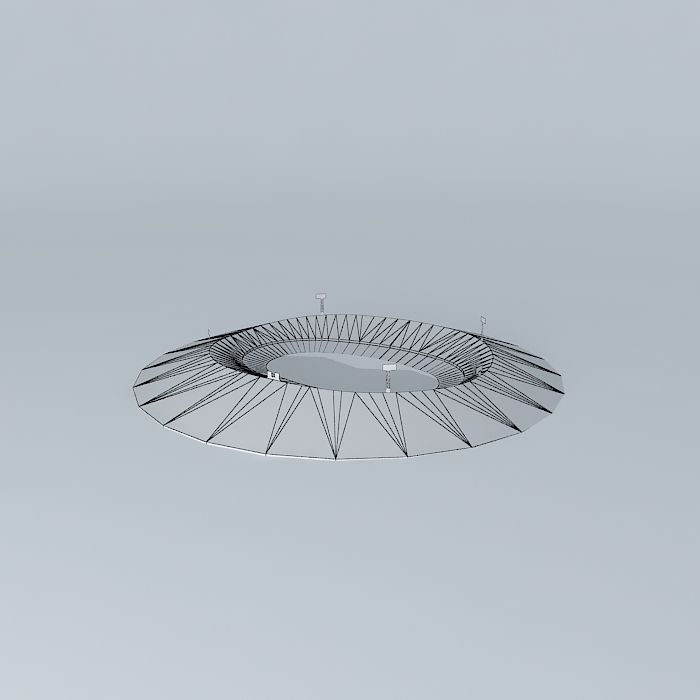 Azadi Stadium 3D model_4