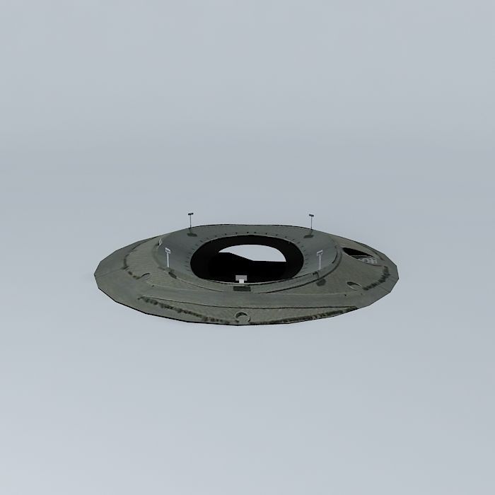 Azadi Stadium 3D model_1