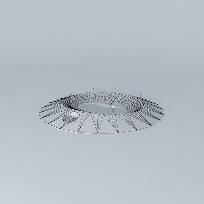 Azadi Stadium 3D model_3