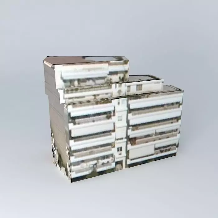 Building Model apartment Free 3D model_0