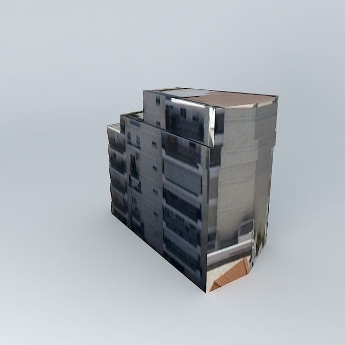 Building Model apartment Free 3D model_1