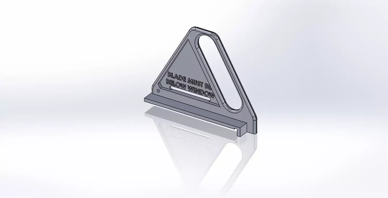 Table Saw Pusher Plate 3D print model_0