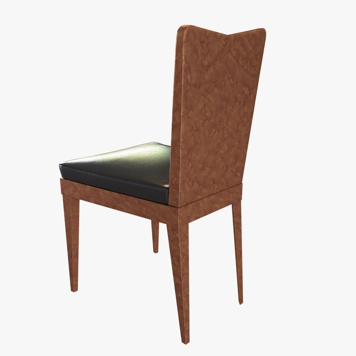 3d Model Art Deco Dining Chair Cgtrader Art Deco Dining Chair 3d Model Max Obj 3ds Fbx Mtl Unitypackage 5