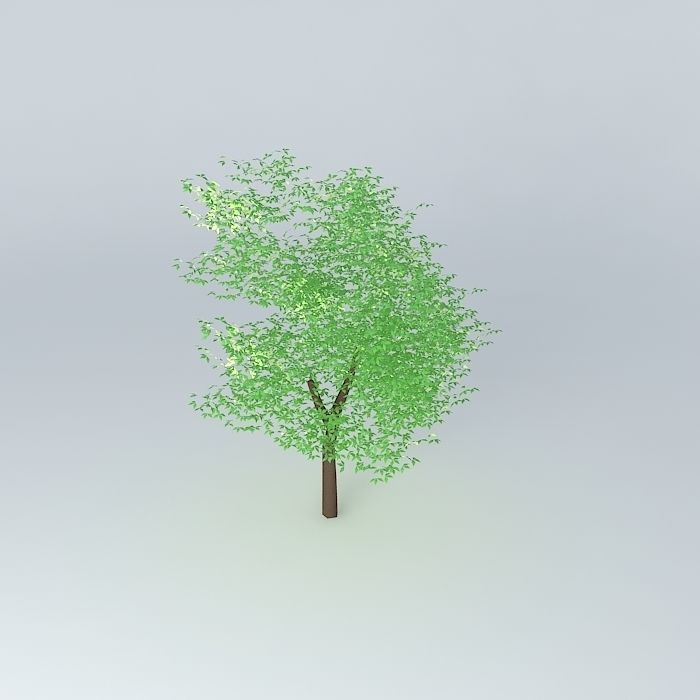 Tree corporate university Free 3D model_1