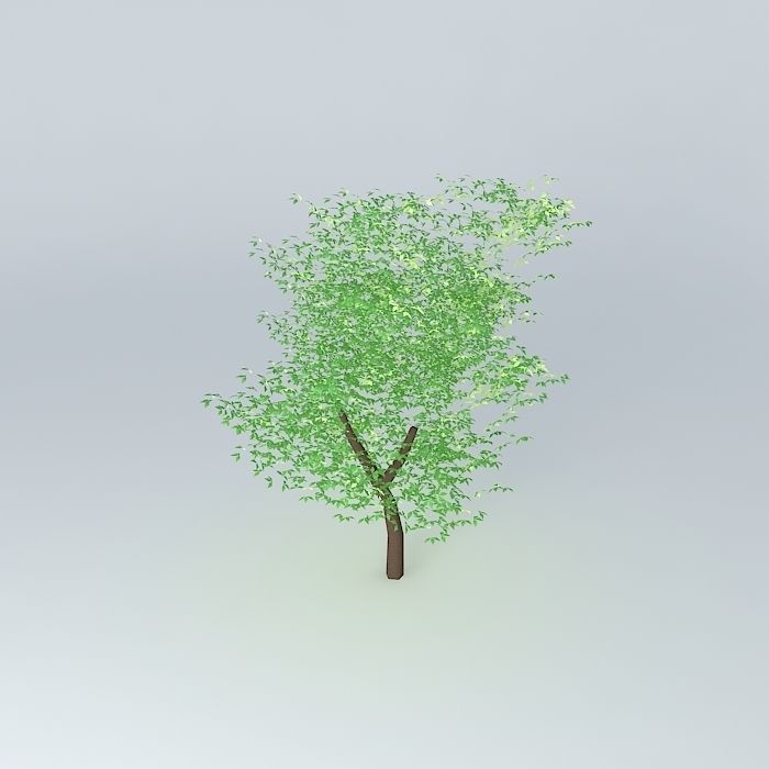 Tree corporate university Free 3D model_2