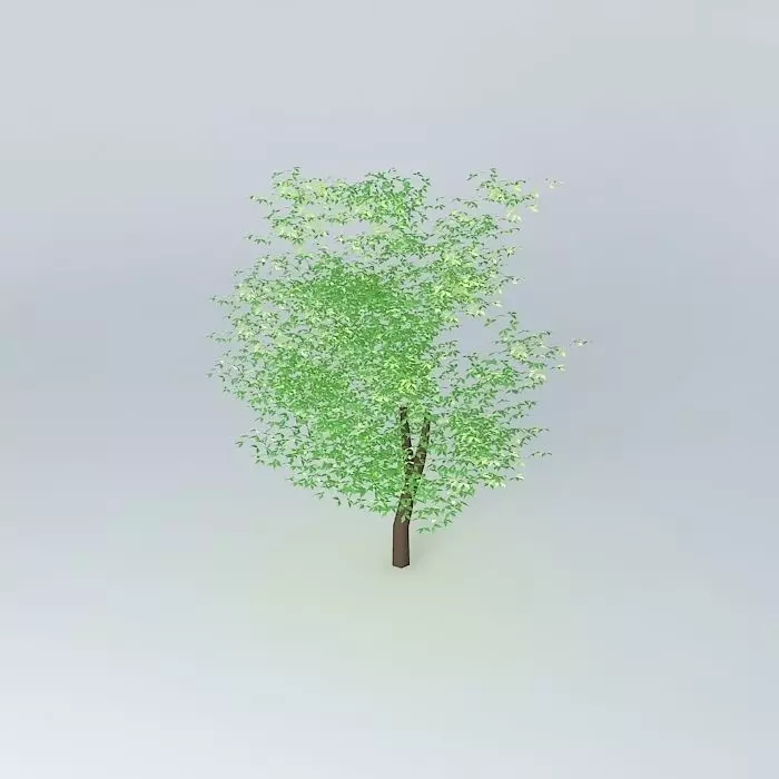 Tree corporate university Free 3D model_0