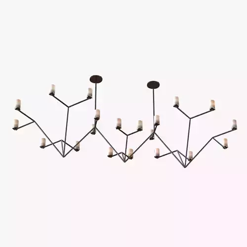 Custom made ceiling lamp